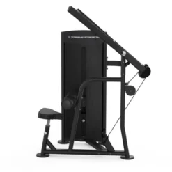 Lat pull down machine Titanium Black séries à charge guidée pour établissements professionnels - Mouvements divergents BS-S13