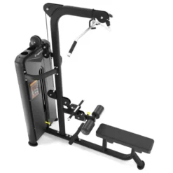 Lat pull down station dual rowing machine Velocer série à charge guidée 105 kg - Réglages divers