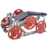 Leg Extension allongé - Appareil de musculation professionnel pour renforcement des muscles jambiers avec supports de rangement