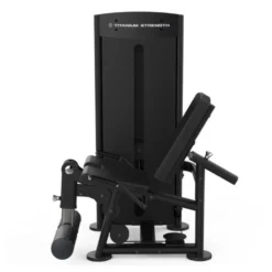 Leg extension machine à charge guidée ultra-confortable Titanium Strength avec réglages - Black Séries BS-S18
