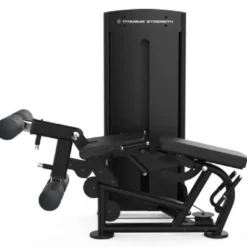 Leg extension machine combo flexion allongée des jambes Titanium Strength Black Séries BS-S1 - Qualité pro avec colonne de poids