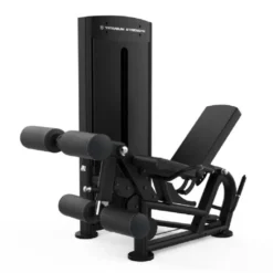 Leg extension machine combo flexion allongée des jambes Titanium Strength Black Séries BS-S1 - Qualité pro avec colonne de poids