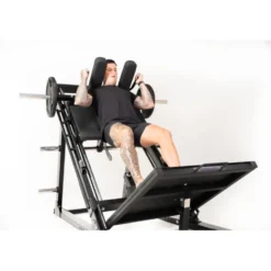 Leg Press Hack Squat Pro Ultimate Force USA pour salles de sport commerciales - Capacité de charge 400 kg