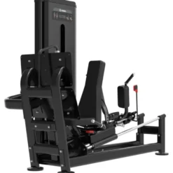 Leg Press professionnelle combo Hack Squat à charge guidée 140 kg BSRX-S48 - Titanium Strength Black Series RX