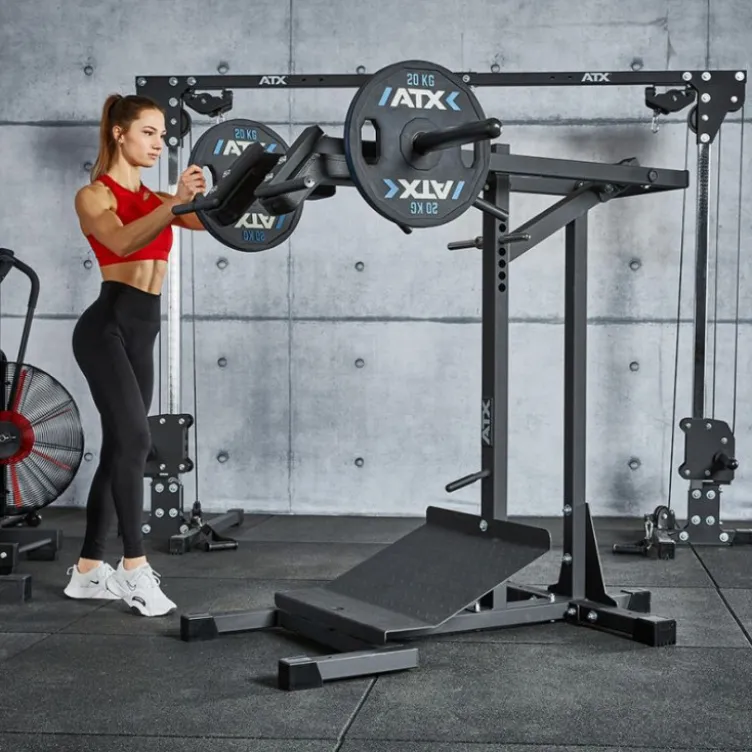 Lever Arm Squat ATX - Machine de musculation professionnelle pour les cuisses et les épaules