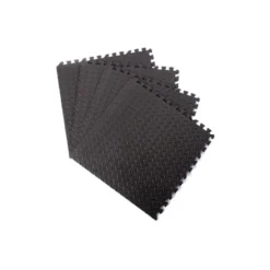 Lot de 4 dalles de sol 12 mm 60 x 60 cm
