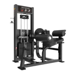Machine Abdominaux dual Lombaires Élite RX – Station à charge guidée pour gainage et back extension ELRX-S39 Titanium Strength