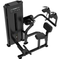 Machine Abdos Crunch Black Series RX à Charge Guidée avec Colonne de Poids 125 kg - Titanium Strength BSRX-S63