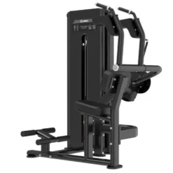 Machine Abdos Crunch Black Series RX à Charge Guidée avec Colonne de Poids 125 kg - Titanium Strength BSRX-S63