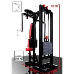 Machine Butterfly pour musculation des pectoraux ergonomique pour les espaces sportifs des associations et collectivités
