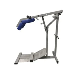 Machine Calf squat professionnelle avec coussins de renfort - Equipement à charge libre pour cuisses et mollets