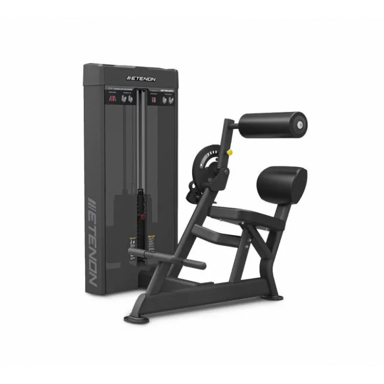 Machine à charge guidée curl abdominal combo back extension pour professionnels