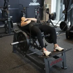 Machine Deluxe hip thrust PRO Titanium Strength à capacité de charge 360 kg avec harnais rembourré - DHP360
