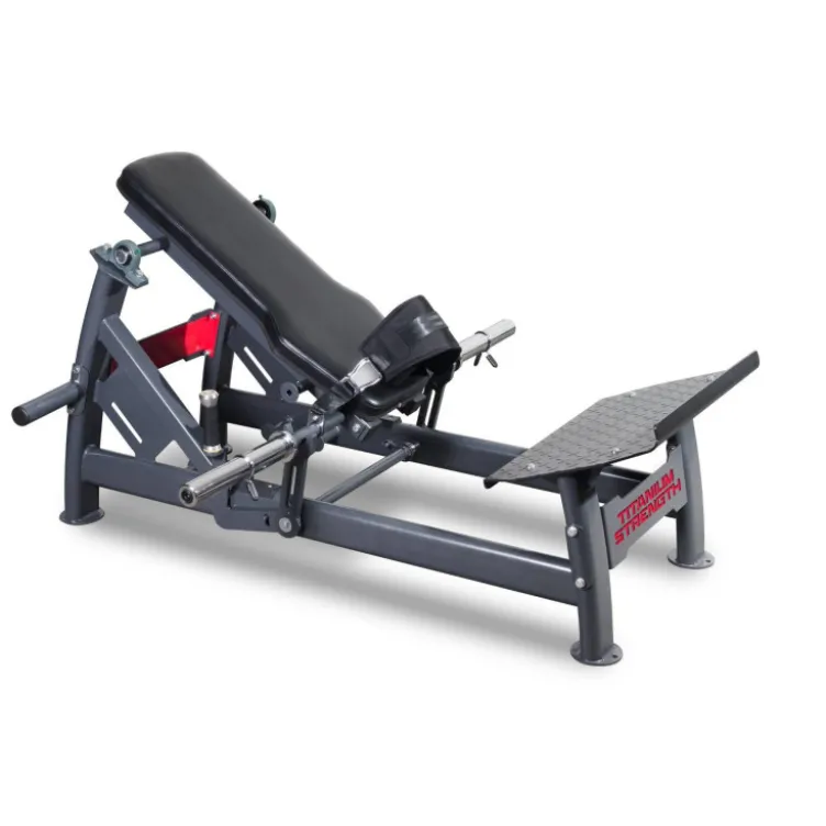 Machine Deluxe hip thrust PRO Titanium Strength à capacité de charge 360 kg avec harnais rembourré - DHP360