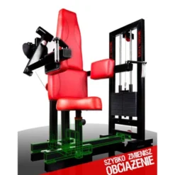 Machine de musculation à épaules avec colonne de poids de 112.5 kg pour salle d'entraînement