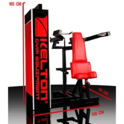 Machine de musculation pour les épaules avec colonne de poids de 112.5 kg pour salle de sport commerciale