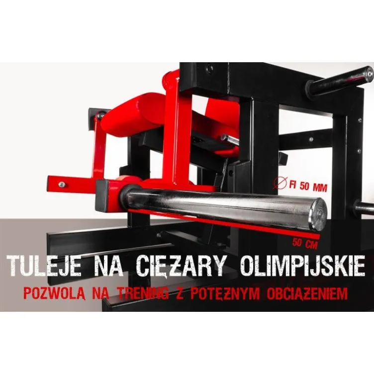 Machine de musculation pour quadriceps et mollets à charges libres pour espaces sportifs publics