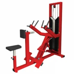 Machine dos professionnelle Rowing Row assis à charge guidée - Profil en métal variable