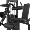 Machine dual leg curl et leg extension multi-réglable à charge guidée Titanium pour les quadriceps et ischio-jambiers - EL-S33