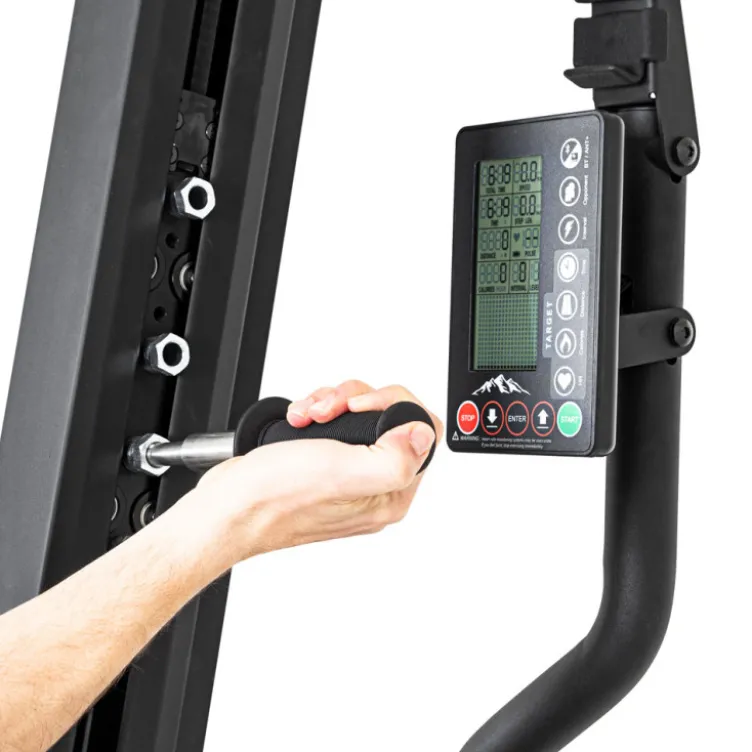 Machine grimpeur vertical professionnel Verticon Pro 1000 SE avec programmes d'entraînement multiples - Récepteur de ceinture FC