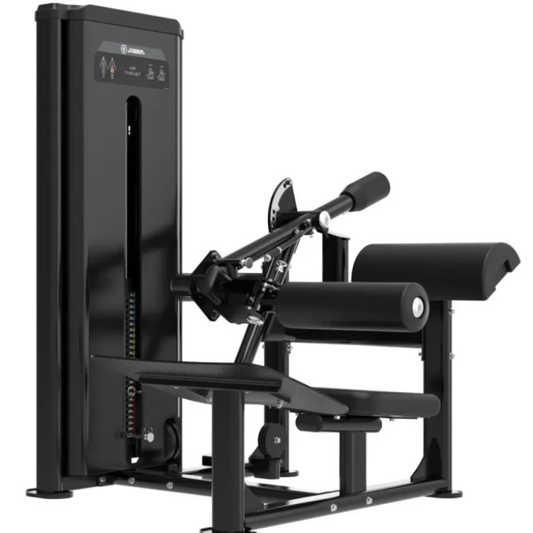 Machine Hip Thrust professionnelle à charge guidée 125 kg - Titanium Strength Black Series RX BSRX-S66
