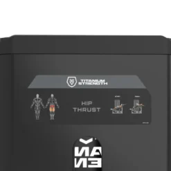 Machine Hip Thrust professionnelle à charge guidée 125 kg - Titanium Strength Black Series RX BSRX-S66