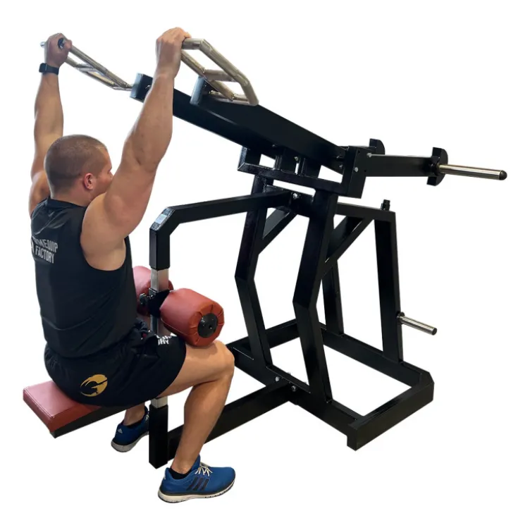 Machine Laterale Lat Pulldown avec bras de levier indépendant - Appareil à charge libre professionnel