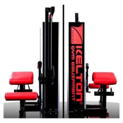 Machine leg curl allongé ergonomique et confortable avec colonne de poids pour les salles de musculation commerciales