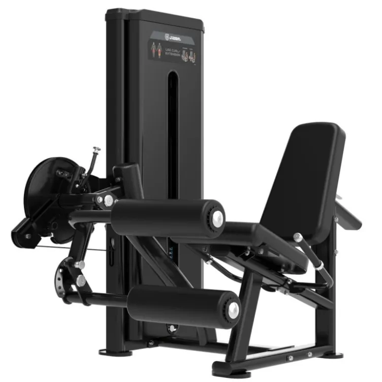 Machine Leg Curl Dual Leg Extension Black Series RX Titanium Strength à charge guidée professionnelle – BSRX-S1