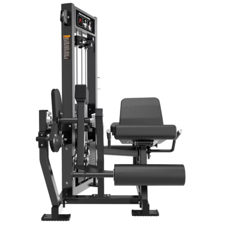 Machine Leg Extension Dual Leg Curl Allongé Élite RX – Station jambes à charge guidée professionnelle ELRX-S61 Titanium Strength