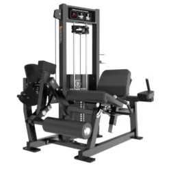 Machine Leg Extension Dual Leg Curl Allongé Élite RX – Station jambes à charge guidée professionnelle ELRX-S61 Titanium Strength