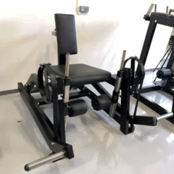 Machine Leg extension professionnelle à charge libre pour entraînement des quadriceps - Disques olympiques