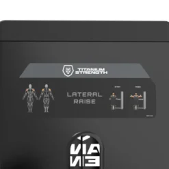 Machine à élévations latérales pour les épaules avec charge guidée 125 kg - Titanium Strength Black Series RX BSRX-S26