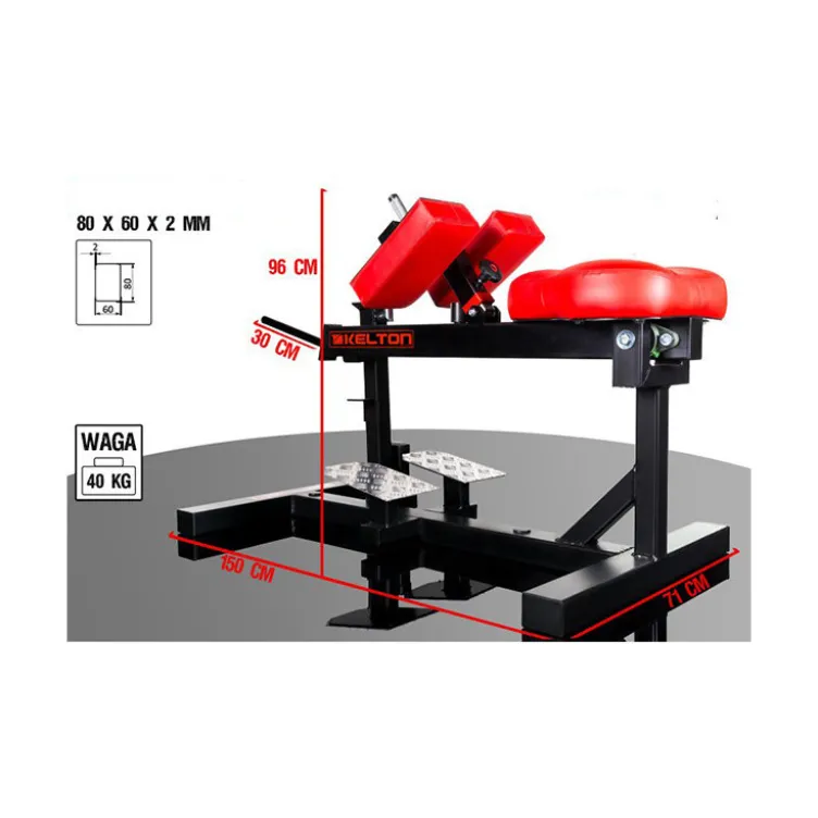 Machine à mollets professionnelle pour training musculation :Capacité de charge 500 kg