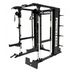 Machine Multi Trainer rack à squat avec pile de poids de 260 kg -Machine X20 Pro Force USA