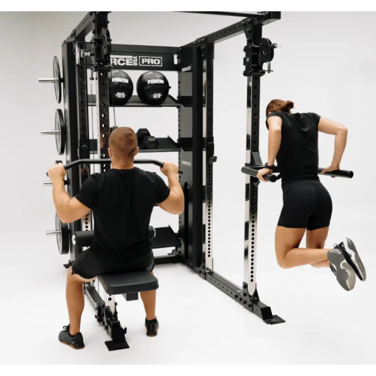 Machine Multi Trainer rack à squat avec pile de poids de 260 kg -Machine X20 Pro Force USA