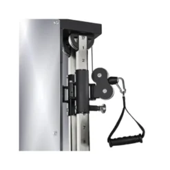 Machine à poulie vis à vis double colonne à charge guidée 2x60 kg couleur Mirror ATX