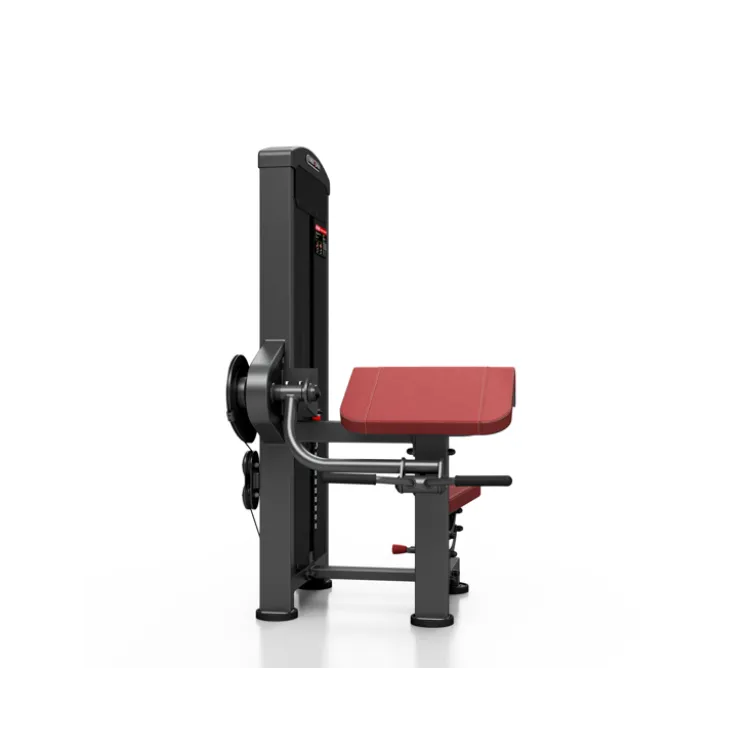 Machine pro de musculation pupitre biceps avec charge guidée