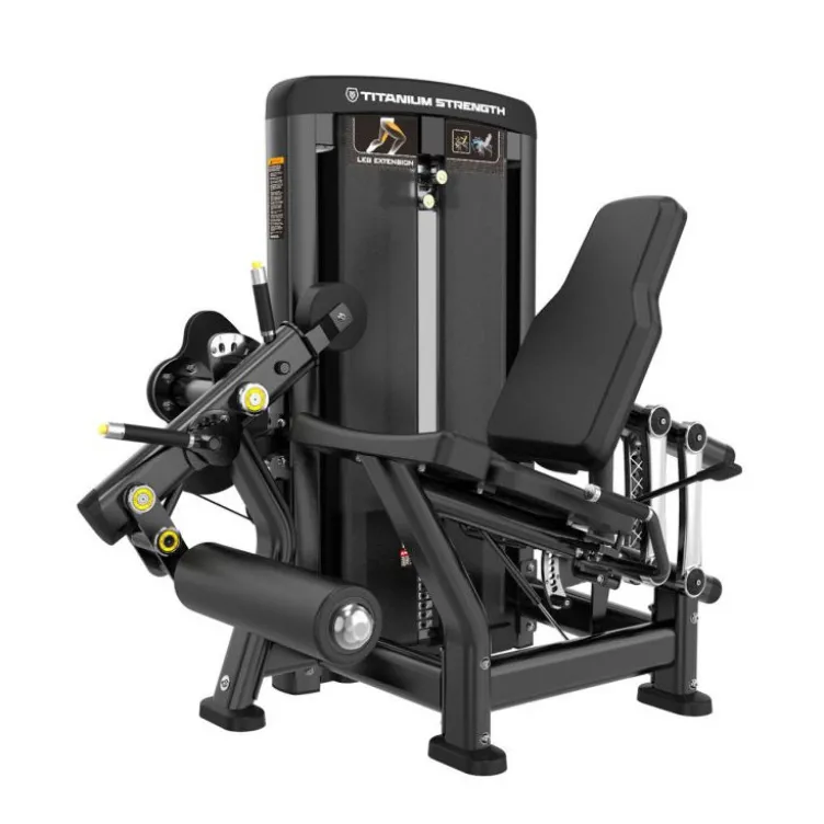 Machine professionnelle Genesis leg extension à charge guidée 140 kg pour l'entraînement des jambes - Titanium Strength GS-S18