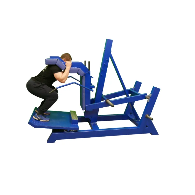 Machine à squat verticale à charge libre - Front Squat professionnel pour séance jambes complète