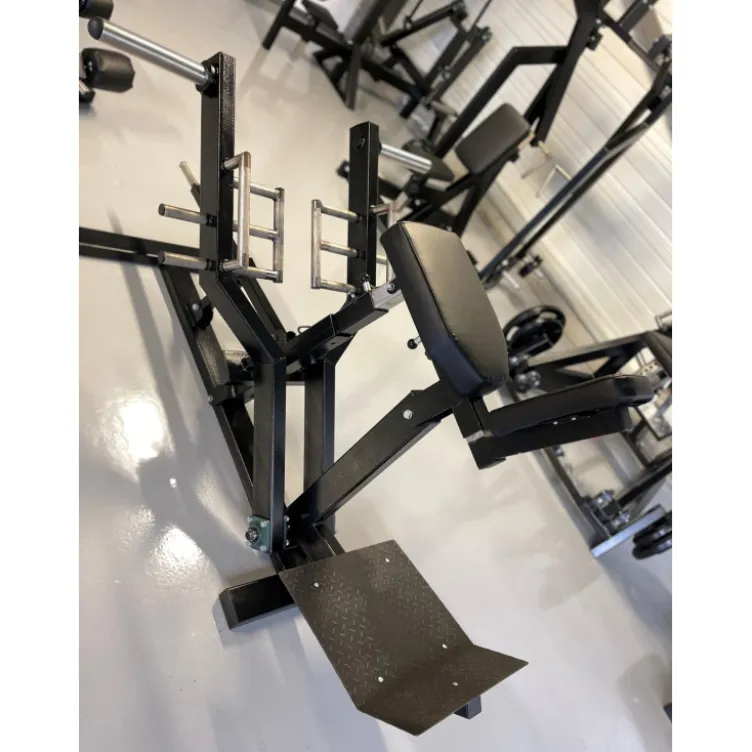 Machine T-Bar Row professionnelle à charge libre pour entraînement des dorsaux - disques poids olympiques