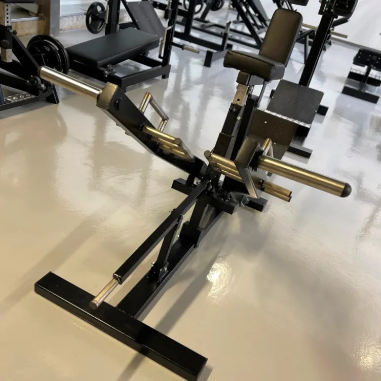 Machine T-Bar Row professionnelle à charge libre pour entraînement des dorsaux - disques poids olympiques