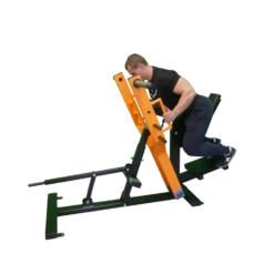 Machine T-Bar Row professionnelle à charge libre pour entraînement des dorsaux - disques poids olympiques