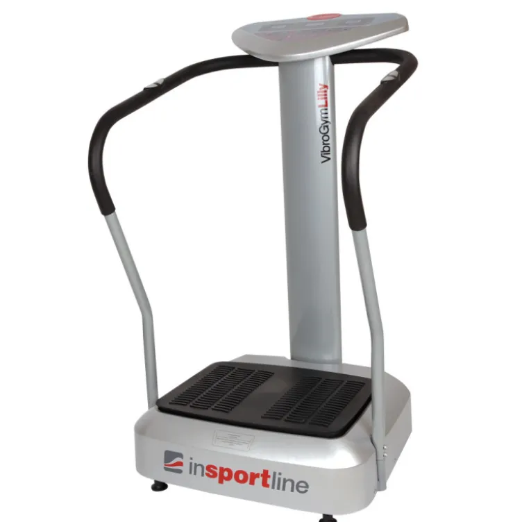 Machine à vibrations verticales avec surface antidérapante pour récupération musculaire - Ecran de contrôle