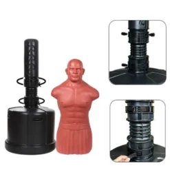 Mannequin de frappe BOB pour entraînement de boxe avec hauteur multi-réglable - 162 à 194 cm