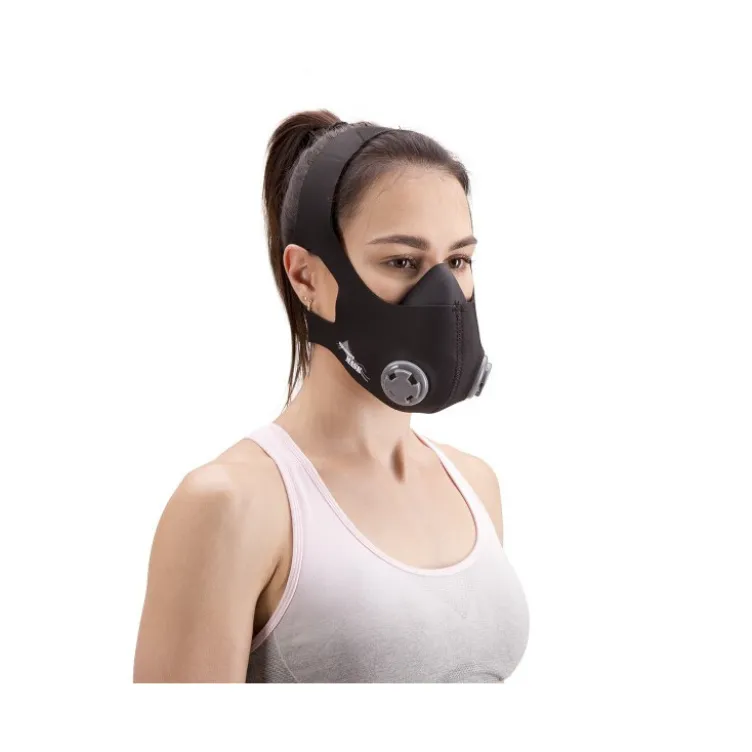 Masque d'entraînement à haute altitude pour trainings de sport - Sangles en néoprène
