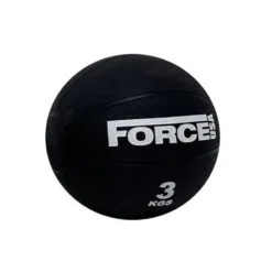 Médecine Ball Force USA de 3 à 9 kg en caoutchouc durable avec surface texturée pour l'Hyrox