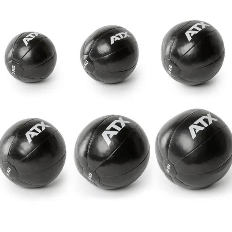 Medecine ball classique ATX en cuir synthétique de 3 à 10 kg pour Hyrox et exercices de cross-training