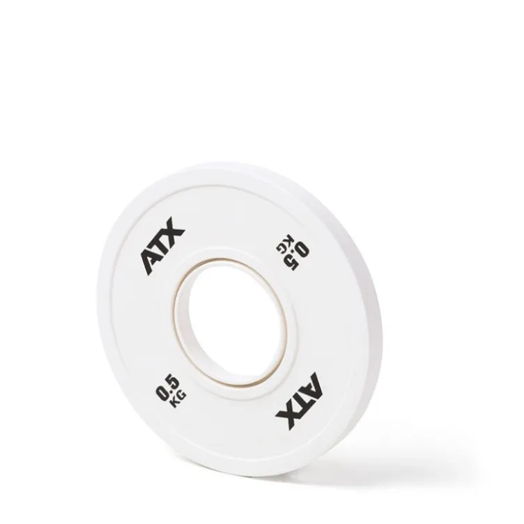 Mini disques de poids olympiques en caoutchouc 0,5 à 2 kg