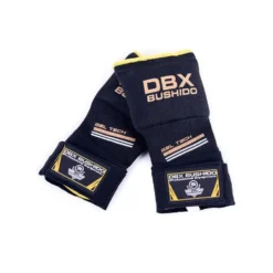 Mitaines de protection de haute qualité pour gants de boxe - Design Noir et jaune